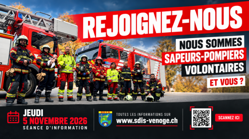 Recrutement des sapeurs-pompiers du SDIS région Venoge