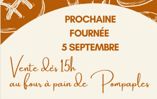 Four à pain - fournée du 5 septembre 2026